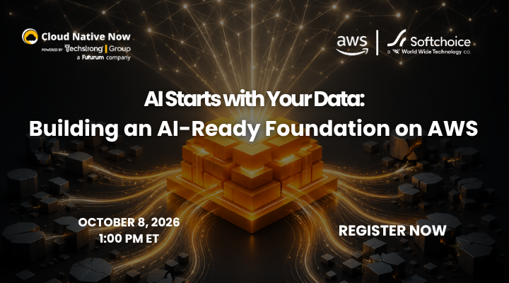 Softchoice webinar artwork for AI Starts with Your Data