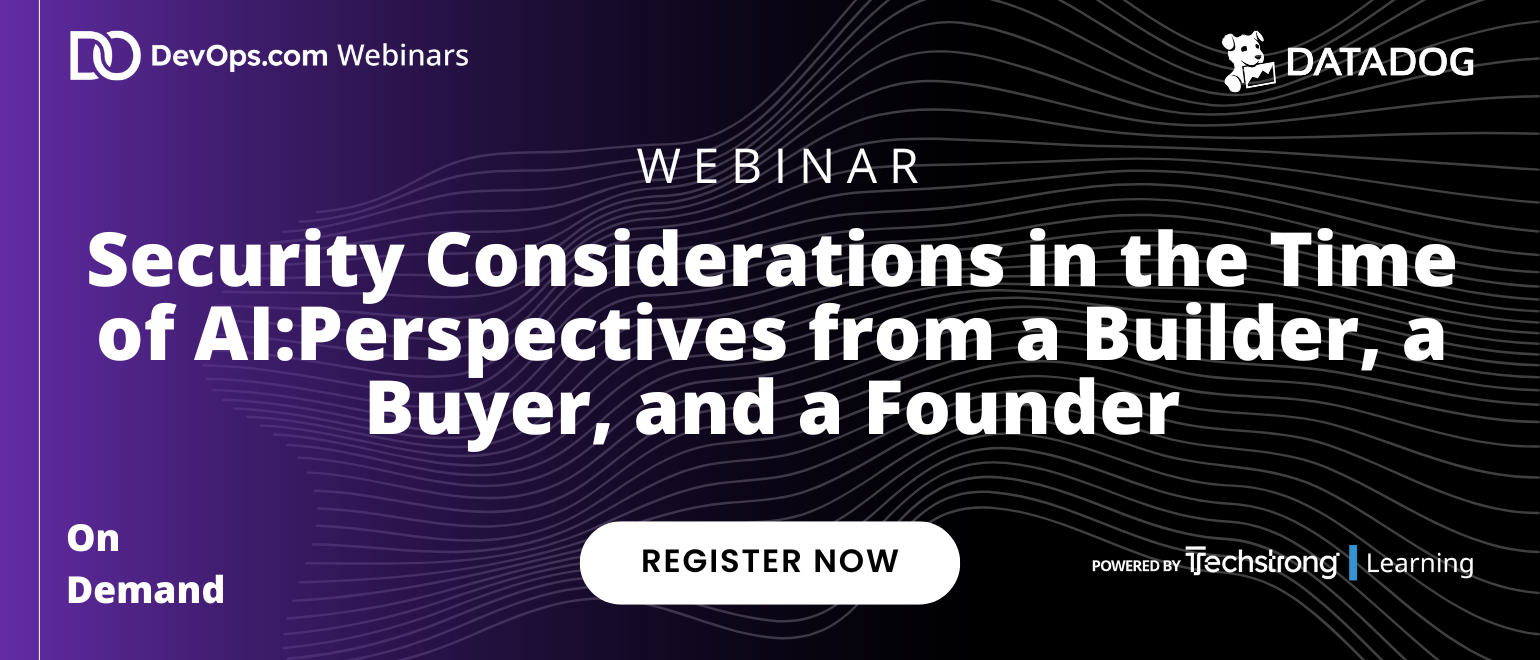 Security Considerations in the Time of AI: Perspectives from a Builder, a Buyer, and a Founder